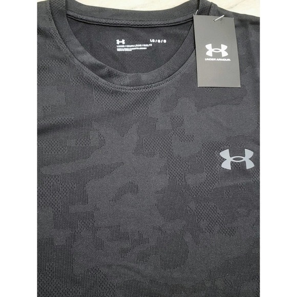 Under Armour Men's Training Vent Camo Short Sleeve Shirt Large - Picture 4 of 10